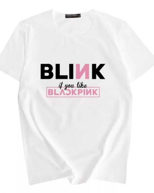 kpop shirt blackpink wit
